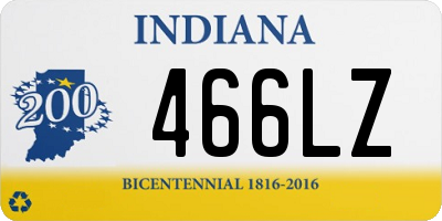 IN license plate 466LZ