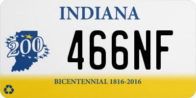 IN license plate 466NF