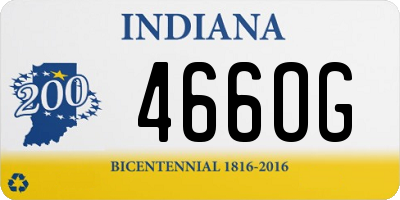 IN license plate 466OG