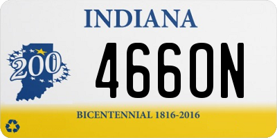 IN license plate 466ON