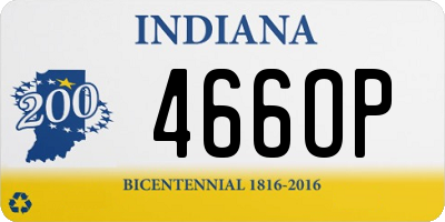 IN license plate 466OP