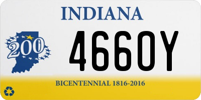 IN license plate 466OY