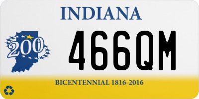 IN license plate 466QM