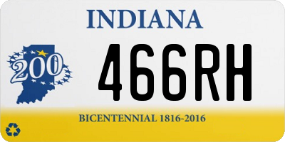 IN license plate 466RH