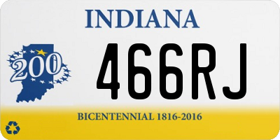 IN license plate 466RJ