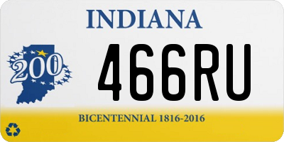 IN license plate 466RU