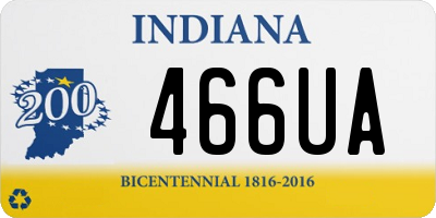 IN license plate 466UA