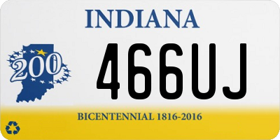 IN license plate 466UJ