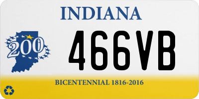 IN license plate 466VB