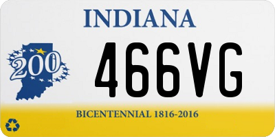 IN license plate 466VG