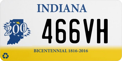 IN license plate 466VH