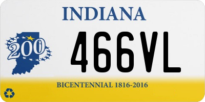 IN license plate 466VL