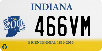 IN license plate 466VM