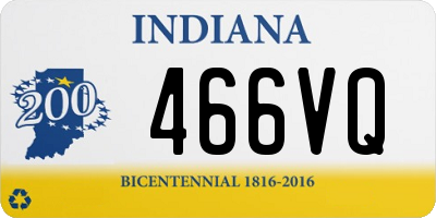IN license plate 466VQ