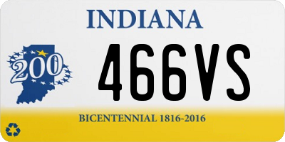 IN license plate 466VS