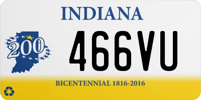 IN license plate 466VU