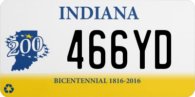 IN license plate 466YD