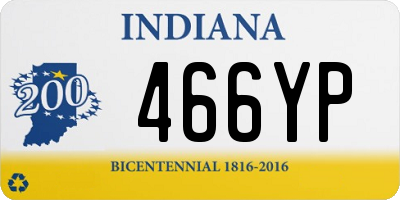 IN license plate 466YP