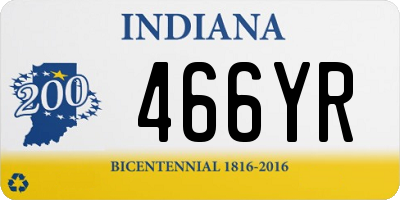 IN license plate 466YR