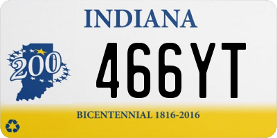 IN license plate 466YT