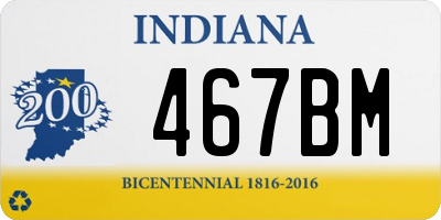 IN license plate 467BM