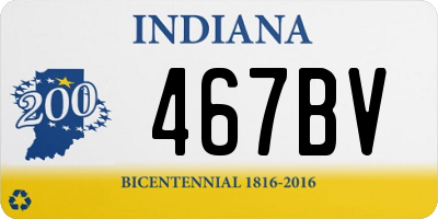 IN license plate 467BV