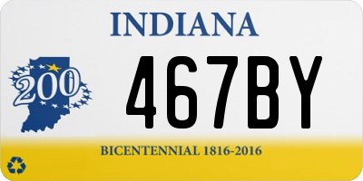 IN license plate 467BY