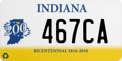 IN license plate 467CA