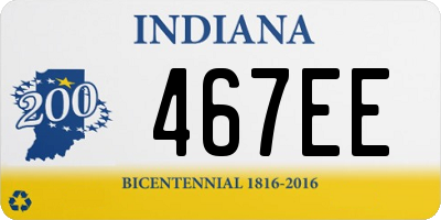 IN license plate 467EE