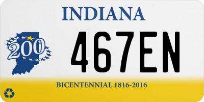 IN license plate 467EN