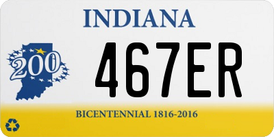 IN license plate 467ER