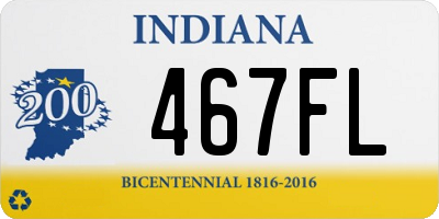 IN license plate 467FL