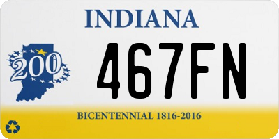 IN license plate 467FN