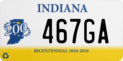 IN license plate 467GA