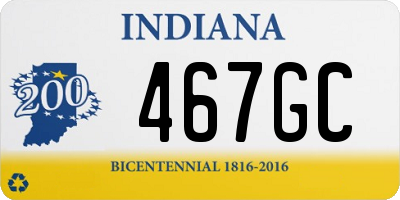 IN license plate 467GC