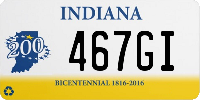 IN license plate 467GI