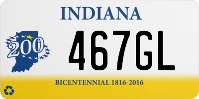 IN license plate 467GL