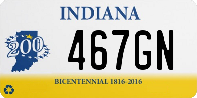 IN license plate 467GN