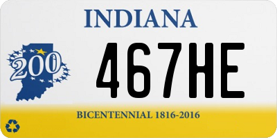 IN license plate 467HE