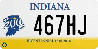 IN license plate 467HJ