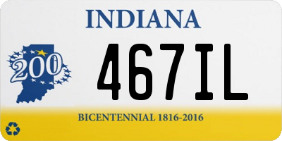 IN license plate 467IL