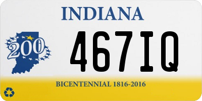 IN license plate 467IQ