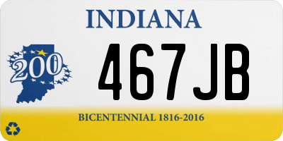 IN license plate 467JB