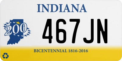 IN license plate 467JN