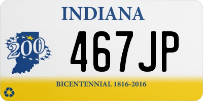 IN license plate 467JP