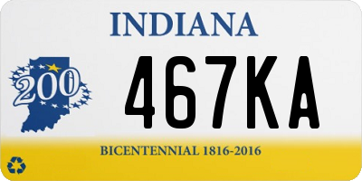 IN license plate 467KA