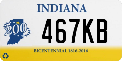 IN license plate 467KB