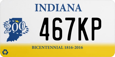 IN license plate 467KP