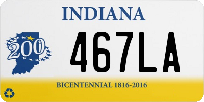 IN license plate 467LA