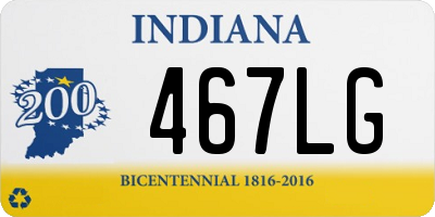 IN license plate 467LG